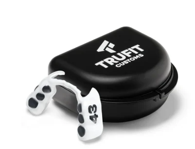 Custom TruFit sports mouthguard and protective case