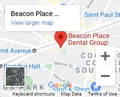 Brookline Dentist Google map